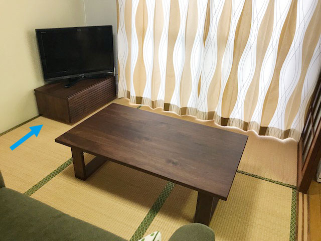 サイズオーダー風雅テレビボード幅800mmウォールナット