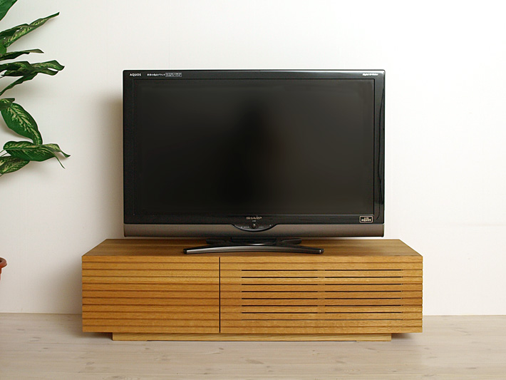 天然木・無垢を使ったテレビ台・テレビボード 風雅  1200mm ホワイトオーク イメージ1