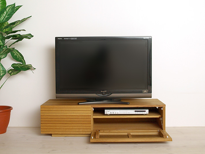 天然木・無垢を使ったテレビ台・テレビボード 風雅  1200mm ホワイトオーク イメージ2
