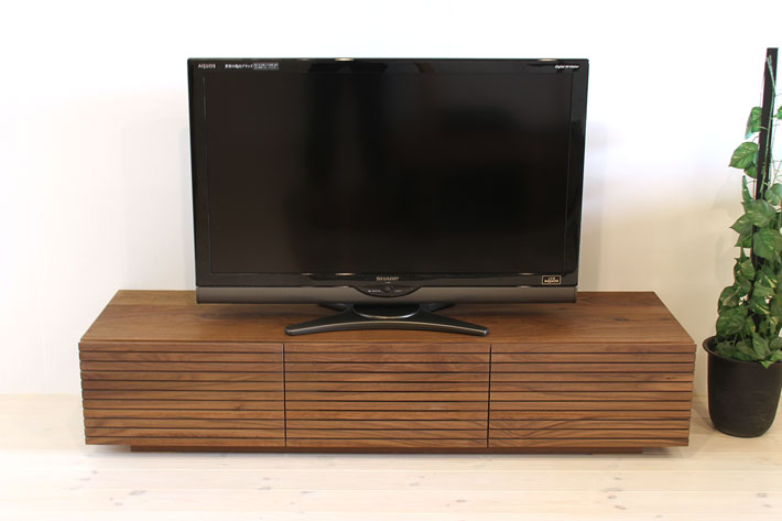 天然木・無垢を使ったテレビ台・テレビボード 風雅  1500mm ウォールナット／ウォルナット イメージ1