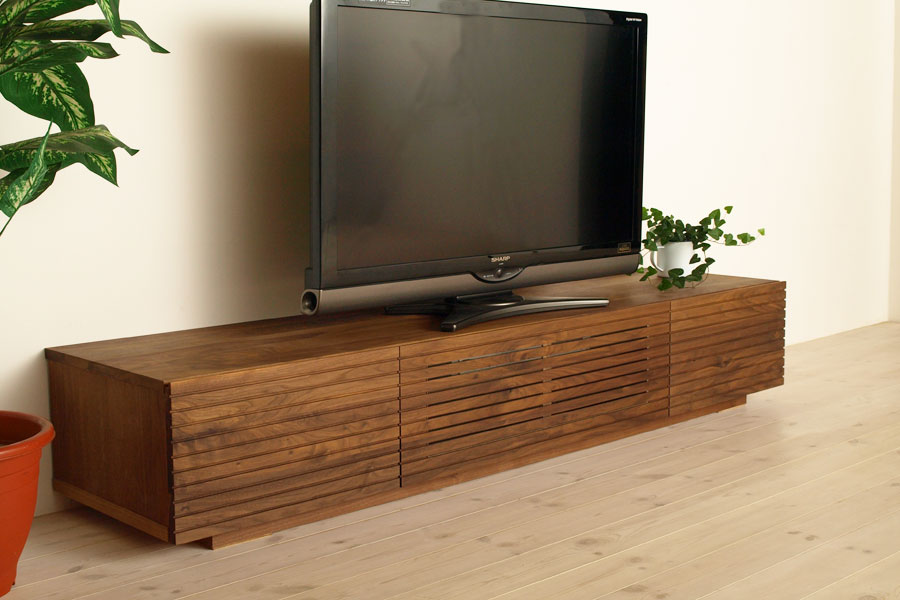 天然木・無垢を使ったテレビ台・テレビボード 風雅  1800mm ウォールナット／ウォルナット イメージ1
