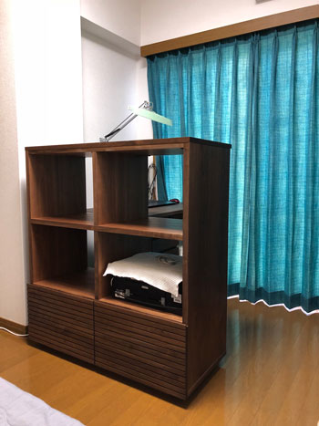風雅リビングシェルフ設置画像1