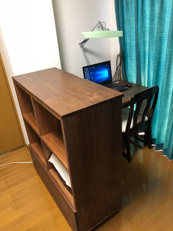 風雅リビングシェルフ設置画像2