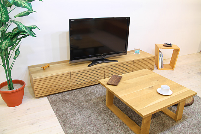 風雅テレビボードシリーズ ホワイトオーク