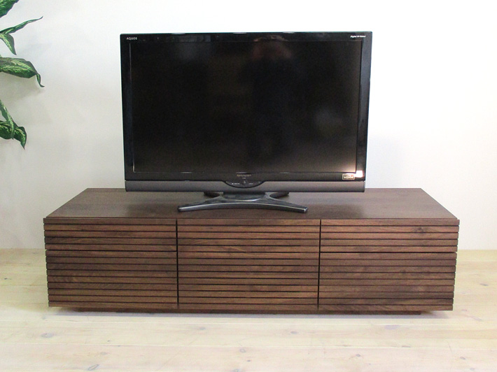天然木・無垢を使ったテレビ台・テレビボード 風雅  -タイプ2 1500mm ウォールナット／ウォルナット イメージ1