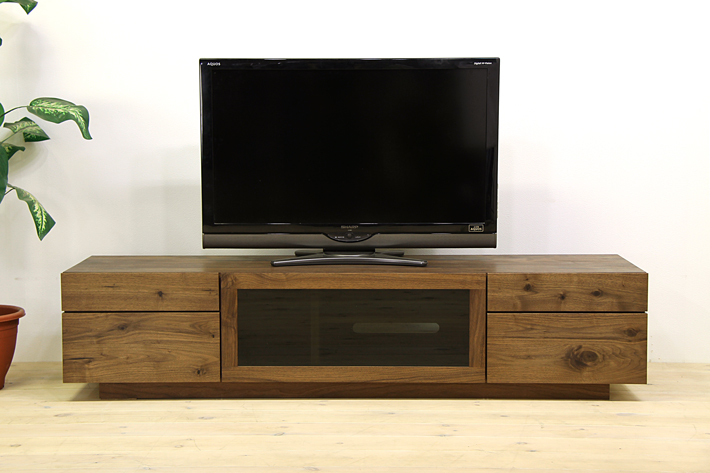 凛 テレビ台・テレビボード 2000mm ウォールナット／ウォルナット タイプ2 イメージ1