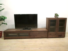 SW（シンプルウッド）テレビボード　１８０　ウォールナット