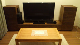 天然木・無垢を使用したテレビ台・キャビネット-風雅ウォールナット4