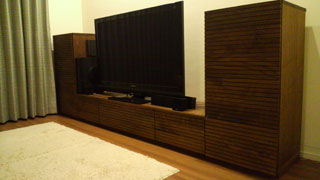 天然木・無垢を使用したテレビ台・キャビネット-風雅ウォールナット2