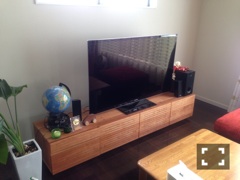 天然木・無垢テレビボード-W2000-ブラックチェリー-風雅2