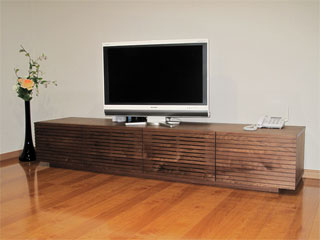 天然木・無垢のテレビ台-W2000-ウォールナット-風雅