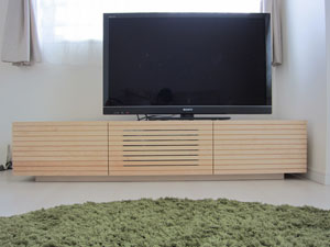 天然木・無垢のテレビ台1