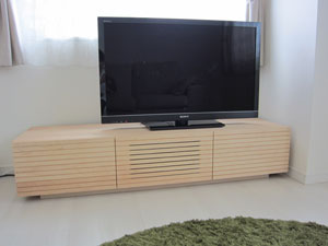 天然木・無垢のテレビ台2