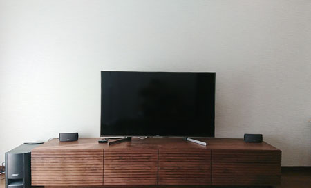 風雅TVボード type2 ウォールナット 幅2400mm