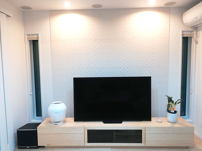 凛テレビボード幅2700メープル2