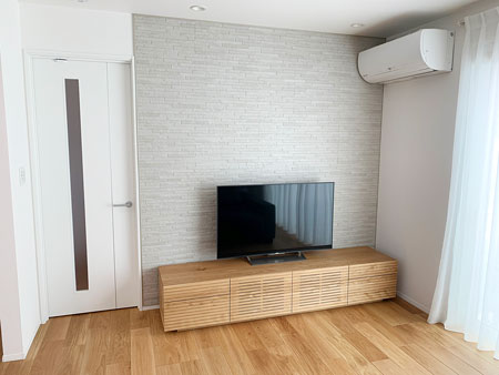風雅テレビボード ホワイトオーク1