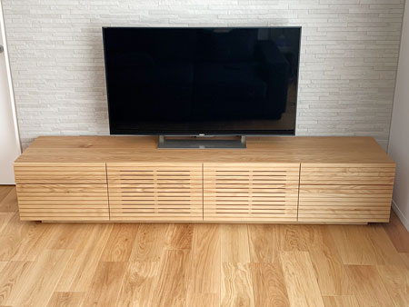 風雅テレビボード ホワイトオーク4