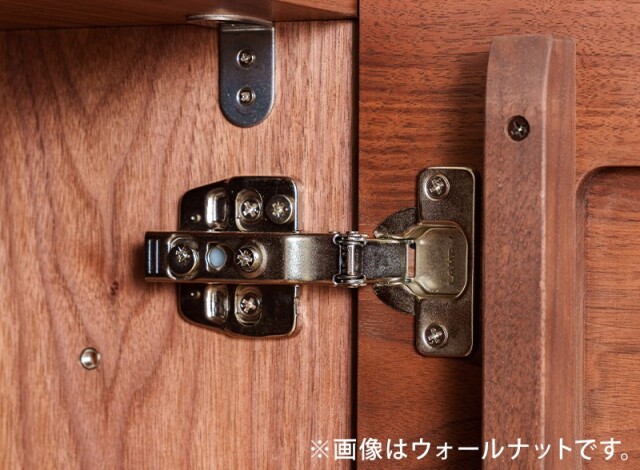 丁番の調整