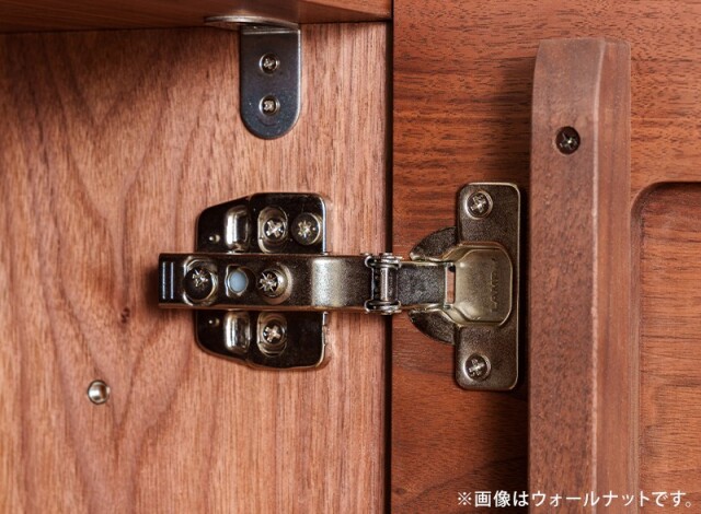 丁番の調整